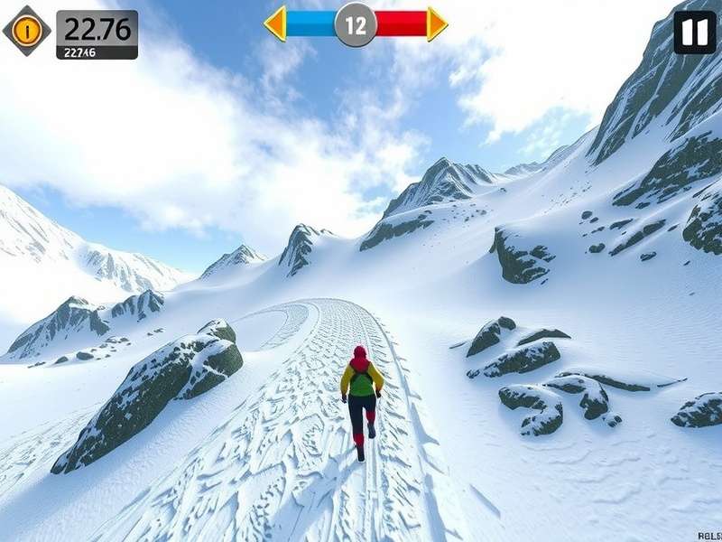 Himalayan Sprint Star gameplay in snow